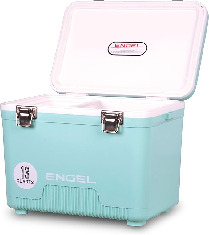 ENGEL 13qt Leak-Proof, Air Tight, Drybox Cooler and Small Hard Shell Lunchbox for Men and Women by ENGEL