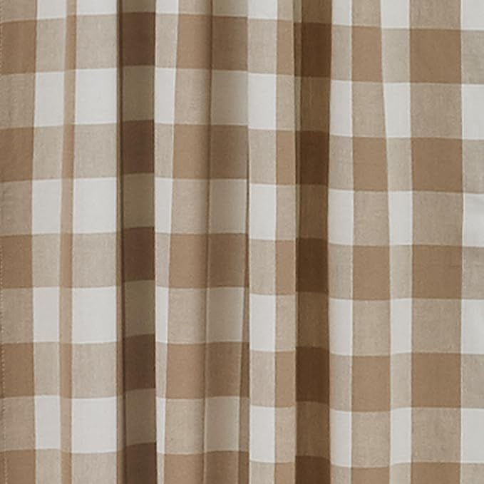 Park Designs Natural Buffalo Check Valance 14" L - Image 3