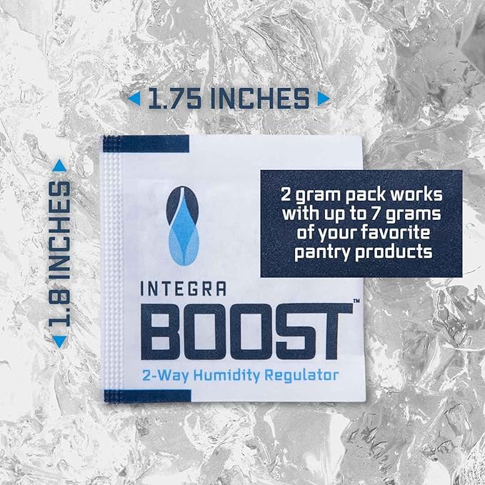 Integra Boost - 55% RH Level - 2 Gram Size - Two-Way Humidity Control Pack - Includes Humidity Indicator Cards - Humidity Balancer Packet For Packaged Foods & Herbs Storage (Pack of 20) - Image 5