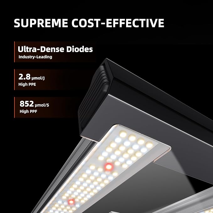 Spider Farmer G3000 Grow Tent Kit Complete 3x3x6ft, 300W Dimmable Bar Style LED Grow Lights 36"x36"x70" Tent Kit 4" Ventilation System with GGS Controller - Image 3