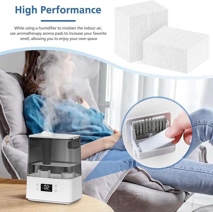 Humidifier Aroma Pads 30 Pack, Aroma Pad Replacement Filter Compatible with LEVOIT LV600S, Classic300S, LV600HH, OasisMist450S Humidifiers, Increase Fragrance Function - Image 3