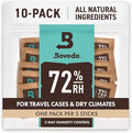 Boveda 72% RH 2-Way Humidity Control – Restores & Maintains Humidity – All in One Solution for Humidification- Patented Technology - Convenient & Versatile - 10 Count Resealable Bag by Boveda