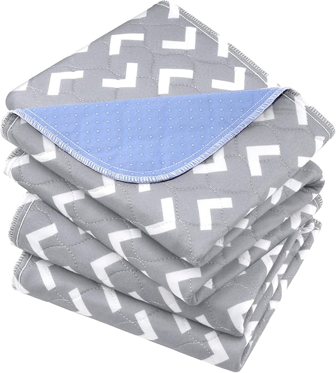 Non-Slip Bed Pads for Incontinence Washable (34" x 36"|2 Pack), Waterproof Bed Pads, Bed Wetting Pads for Bed, Sofa, Floor, Resuable Underpads for Adults, Seniors, Pet by Brosive