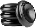 4 Pcs Solid Wood Upright Piano Caster Cups,Furniture Caster Cups,HilerPunk Sofas Beds Chairs Wheel Caster Cups Pads,with Non-Slip & Anti-Noise Felt Pads,for Hardwood Floor Protectors-Black by HilerPunk