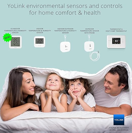 YoLink Smart Outdoor Temperature & Humidity Sensor, Hygrometer, Thermometer, 1000' Long Range, 2+ Years Battery Life, App Alerts, Text/SMS, Email Alerts, Alexa, IFTTT Integration. Hub Included! - Image 9