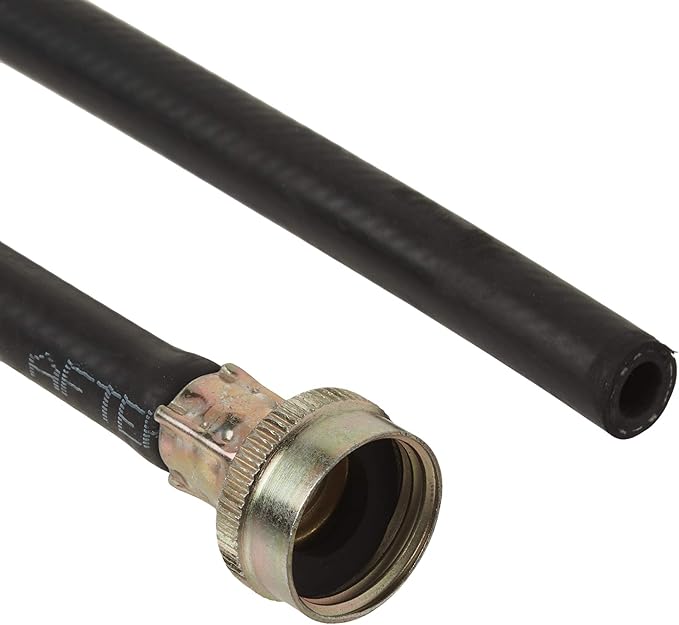Eastman 12 Feet Rubber Utility Flex Hose, 3/4 Inch FHT x 3/8 Inch Open Connection, Dehumidifier, Black, 60309 - Image 2