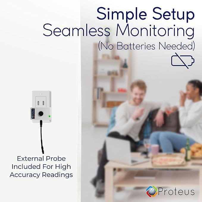 Proteus AMBIO - Wifi Temperature Humidity sensor with Buzzer and Email/Text Alerts - Image 5