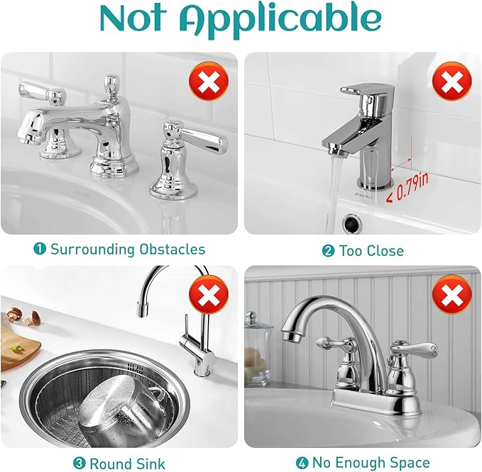 Kitchen Sink & Bathroom Faucet Mat, Diatomite Stone Splash Guard & Sink Protector, Super Absorbent Splash Guard to Prevent Water Drips & Moisture, Non-Slip Bathroom Counter Mat (Deep Grey, 23.6 x 4) - Image 6