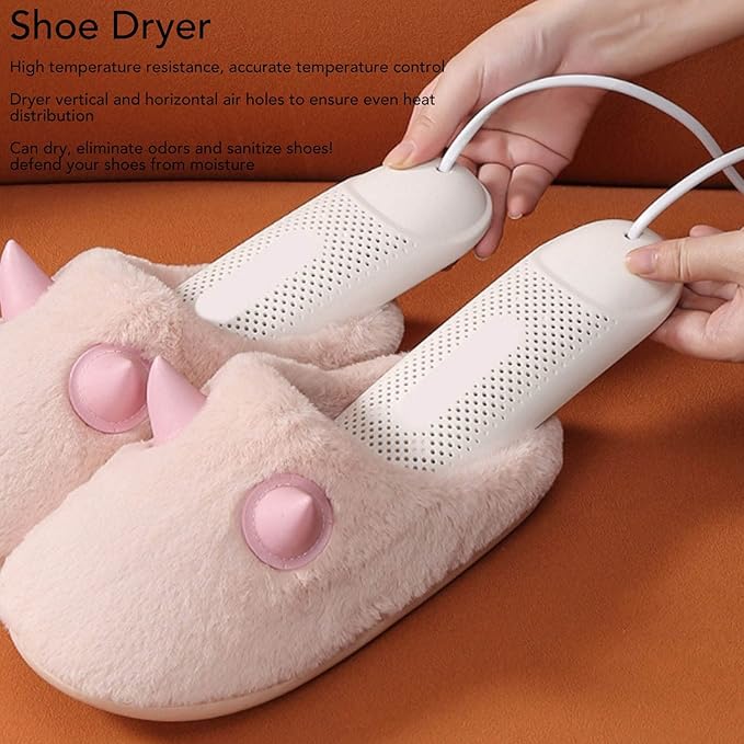 Household Shoes Dryer Portable Boot Dryer Electric Boot Dryer Shoe Heater Dryer Shoe Dryer Travel Boot Dryer for Work Boots Socks Ski Boots(US Plug-Purple Light) - Image 5