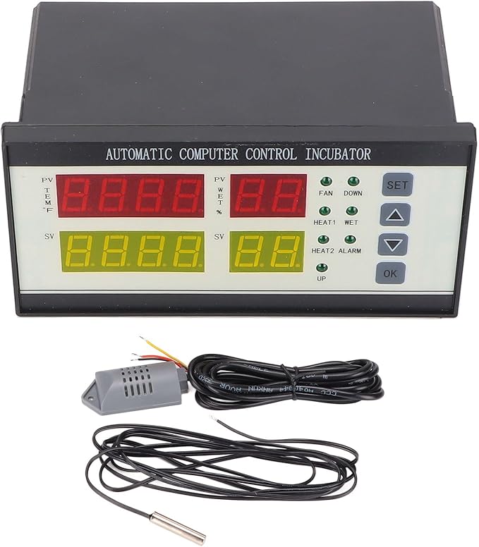 Incubator Thermostat, Stable Performance Fahrenheit 110‑220V Incubator Controller for Chickens for Quails - Image 6