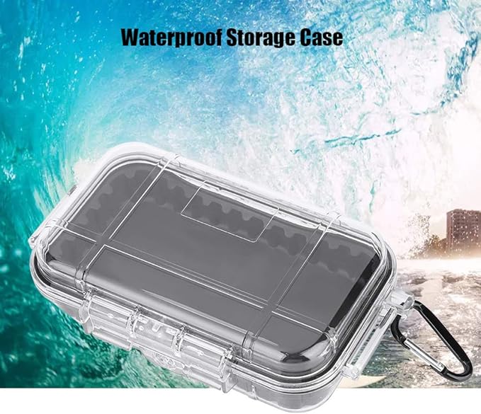 Aramox Waterproof Storage Box, Outdoor Survival Shockproof Waterproof Storage Case Airtight Carry Box Container Case - Image 4