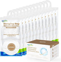 ZSZMFH 12 Pack Moisture Absorber Hanging Bags, Fragrance Free Humidity Packs, 15 OZ Dehumidifier Bags Effectively Trap Extra Moisture,Hanging Closet Dehumidifier Bags-425g/pack by ZSZMFH