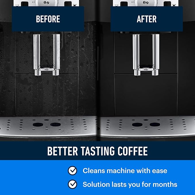 Essential Values Descaling Solution Compatible with De Longhi - Coffee Descaler - Coffee Maker Cleaner - Kettle, Espresso Machine Cleaning - 12 Month Supply 2-Pack - Image 5