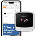 Frigga 4G Cellular & WiFi Temperature Humidity Monitor, 2 Years Subscription Included, Remote Temperature Sensor with App, Email, Voice Alerts for RV, Pets Safety, Vacation Home Monitoring, S0 by Frigga