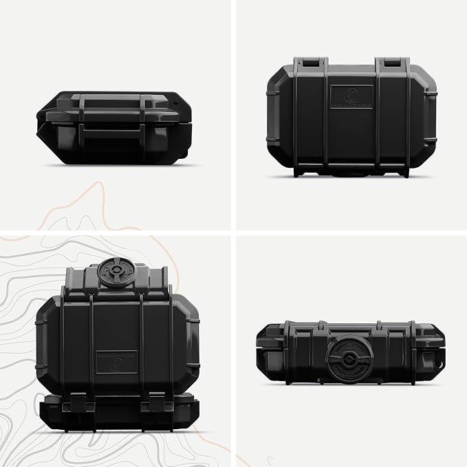 Evergreen 52 Waterproof Dry Box Protective Case - Travel Safe/Mil Spec/USA Made - for Cameras, Camping, Fishing, Hiking, Traveling, Water Sports, Knives, Survival (Black) - Image 2