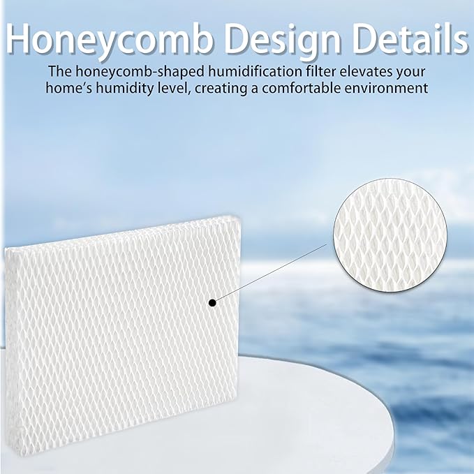 6 Pack MD1-0034 Replacement Humidifier Wick Filters | Compatible with Vornado Evaporative Models Evap2, Evap40, EV100, EV200, EVDC300, EVDC500, EVDC505 Tornado Humidifiers | Parts # MD10034 Filter - Image 4