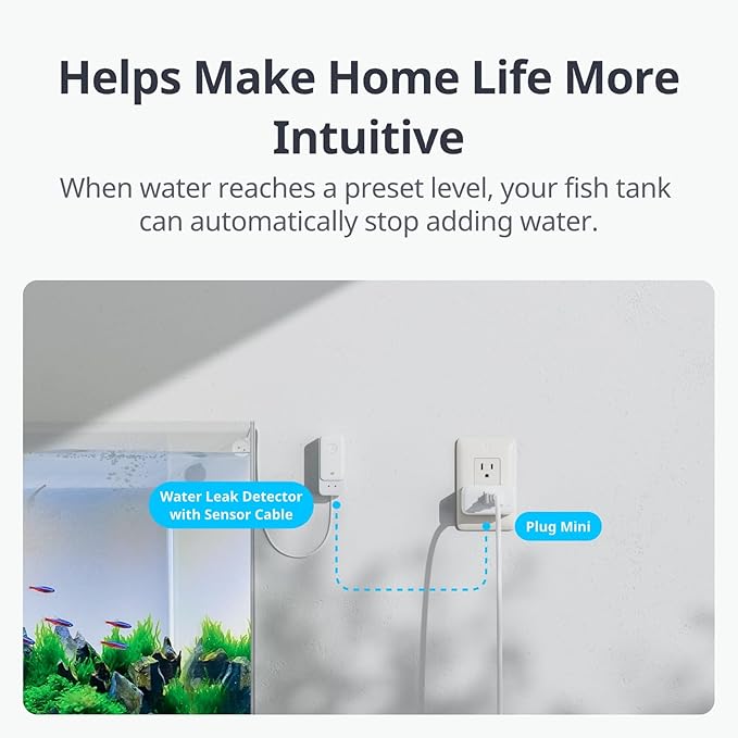 SwitchBot WiFi Water Leak Detector, Smart Water Sensor with 100dB Adjustable Alarm&App Alerts, IP67 Waterproof, Detector for Home with Cable, No Hub Required (Support 2.4G) (White, Pack, 1) - Image 9