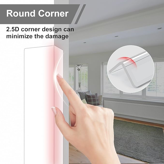 Wall Corner Protector, Clear Self-Adhesive Corner Guards, Edge Protector for Baby, Furniture, Door, Tables, Easy to Install (4cmx90cm/1.57inx35.43in) - Image 6