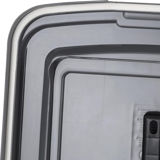 IRIS USA Dog Food Storage Container 58 lbs, Attachable Wheels, & Included Scoop, for Dog Cat Birds and other Pets, Food Storage Bin, Keep Fresh, Easy Mobility, BPA Free - Made in the USA, Dark Gray - Image 8