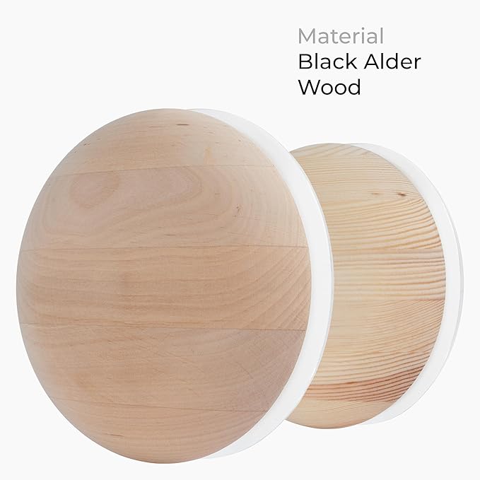 Ø4 Inch Round Sauna Vent Air Diffuser - Adjustable Black Alder Wood Air Supply Cover - Universal Diffuser - Air Intake Sauna Accessories, Vent Covers for Home Sauna, Indoor Sauna, Steam Sauna - Image 2