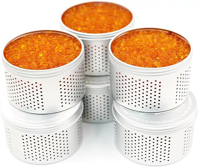 Gun Safe Dehumidifier 200g - Small Silica Gel Desiccant Canister, Moisture Absorber for Gun Cabinets & Safes, Protect 160 Cubic Feet, Silver, Aluminum Shell - Image 6