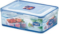 LOCK & LOCK Easy Essentials Food Storage lids/Airtight containers, BPA Free, Rectangle-88 oz-for Rice, Clear by LocknLock