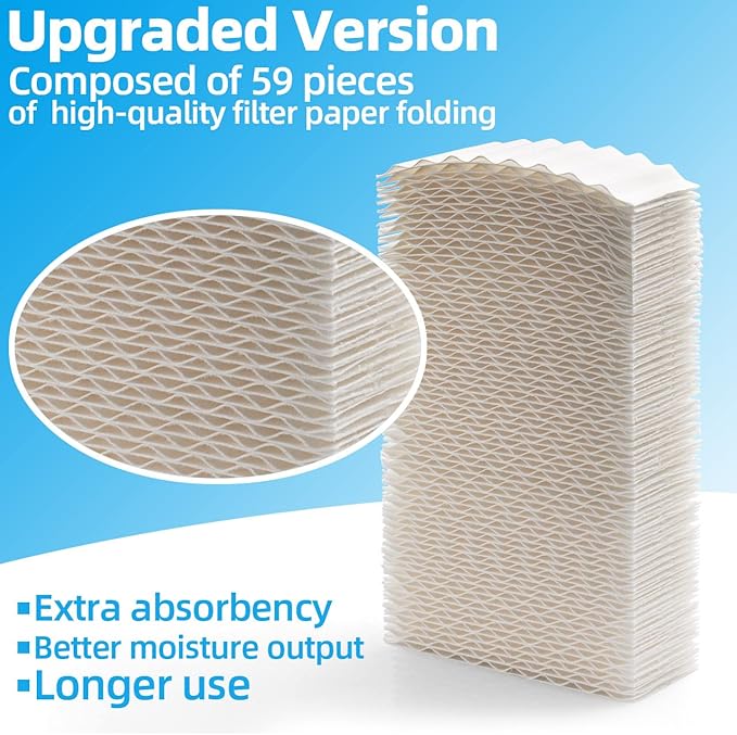 Alocs HDC411 Humidifier Super Filter Wick Replacement Compatible with AIR-Care Essick Air HDC3120DCN Kenmore 32-14912 42-14912 Humidifiers (4 Pack) - Image 2