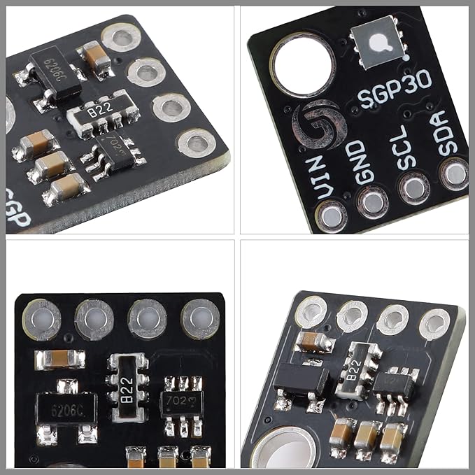 GY-SGP30 Gas Sensor, Air Quality Carbon Dioxide Formaldehyde Monitoring TVOC CO2 Gas Sensor Module, a Digital Multi-Pixel Gas Sensor for Indoor Air Quality Monitoring,co2 Sensor Arduino I2C - Image 3