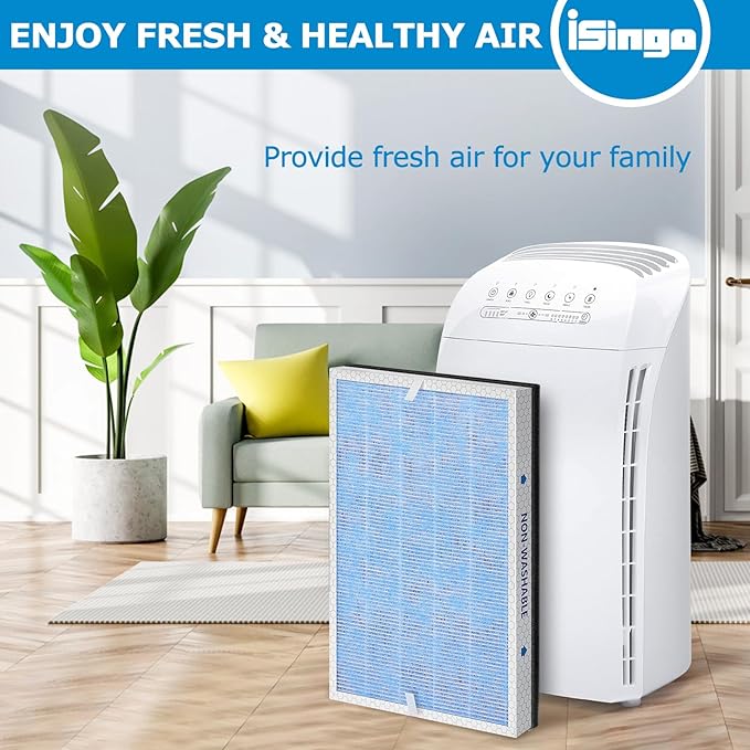 MSA3 Replacement Filter, Compatible with Membrane Solutions MSA3/MSA3S Air Purifier,【Upgraded】3-in-1 Filter, 2-Pack - Standard Version - Image 7