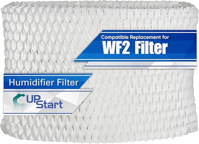 Replacement Filter for Kaz WF2 Humidifier Filter - Compatible with Vicks Model WF2, Fits Protec PWF2 Wicking Filters for Honeywell HCM-350 HCM-710, V3900 V3100 V3700 VEV400 by UpStart+Components