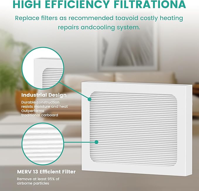 9 x 11 x 1 MERV 13 Replacement Dehumidifier Filter Compatible with Santa Fe Compact70, Ultra70, Element, Compact2, UA 65H dehumidifier Models, Upgraded, 4 Pack - Image 4