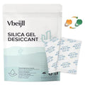 2 Gram (100 Pack) Color-Indicating Silica Gel Packets, Premium Food Grade Desiccant - Rechargeable Moisture Absorbers for Food Storage, Electronics, 3D Filament & Safes by Vbeijll