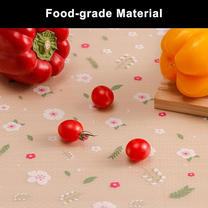 Cooyes Shelf Liner – Premium Non-Adhesive Cabinet & Drawer Liner for Kitchen – Waterproof Shelf Paper with Modern Pattern – Durable EVA Cabinet Mat – Easy to Cut （12" W x 360" L） - Image 4