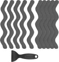 24 PCS Anti Slip Shower Stickers, Safety Bathtub Non Slip Strips, Adhesive Decals Anti Skid Tape with Scraper for Tub, Shower, Floor, Stairs, Steps by YAHENLI