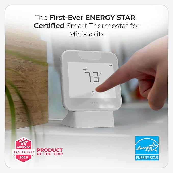 Breez Max | ENERGY STAR CERTIFIED Smart AC Controller | WiFi Thermostat for Mini-Split, Window, Portable ACs/Heat Pumps | AI-Based Tech | Free App, No Subscriptions | Alexa, Google, IFTTT etc. (White) - Image 2
