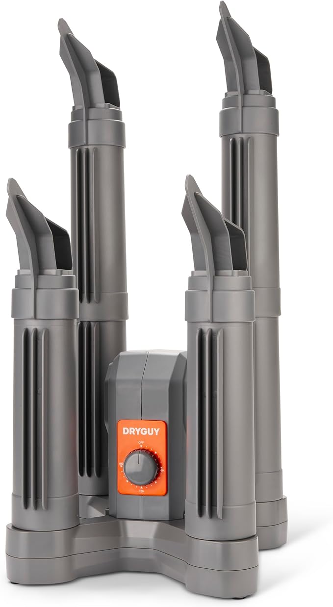 DryGuy Two-Pair Boot Dryer, Fast Convection & Forced Air Drying for Boots, Quiet, Compact Design, Odor Control with Optional Scent Pods, Dries 2 Pairs of Boots Simultaneously, Home or Garage Use by DryGuy