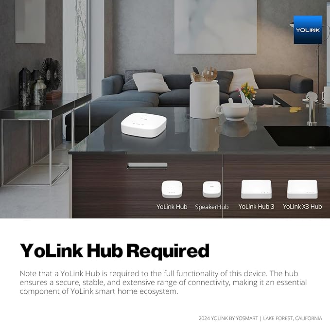 NSF Certified YoLink FlowSmart All-in-One Smart Water Meter & Auto Shutoff for 2" Pipes, LoRa Long-Range, Real-Time Leak Detection, 10-Year Battery, 80+ Device Ecosystem, Hub Required - Image 9