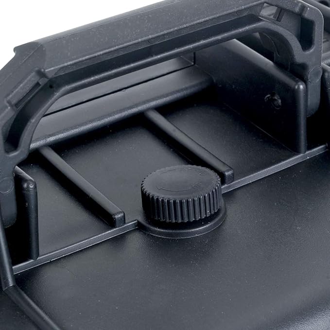 MEIJIA Portable All Weather IP67 Waterproof Protective Case, Hard Case,Camera Case With Customizable Foam,Fit Use of Drones, Cameras,Equipments (Black, 8.12x6.56x3.56inches) - Image 8