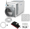 AprilAire E100W Smart Wi-Fi Whole-House Dehumidifier 100-Pint ENERGY STAR Commercial Dehumidifier for Basement, Crawl Space & Home up to 4,400 Sq.Ft. with Pump, Drain Hose, Hanging Kit, MERV 11 Filter by AprilAire
