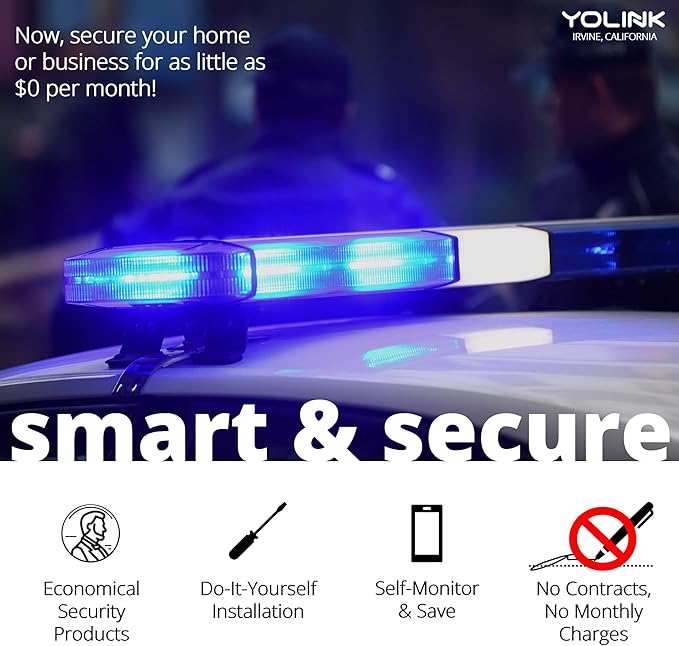 Smart Siren Alarm, Wireless Home Security Alarm with 110 dB Loud Audible Alerts, Remote Control, Compatible with Alexa, Google, Home Assistant, IFTTT - Hub Required - Image 7