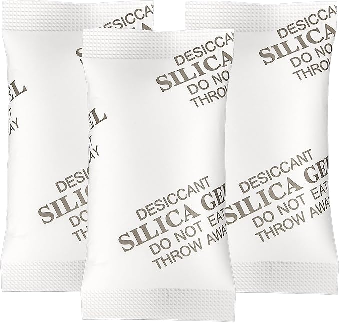 MakMeFre 20Gram(50Packets) Food Grade Moisture Absorbers Silica Gel Packs Desiccant for Moisture Storage Control by MakMeFreDirect