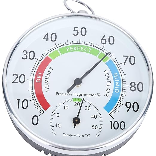 Greenhouse Temperature High Grow Meter, Indoor Thermometer Hygrometer Wall Hanging Temperature Humidity Meter for Home Warehouse Office - Image 8