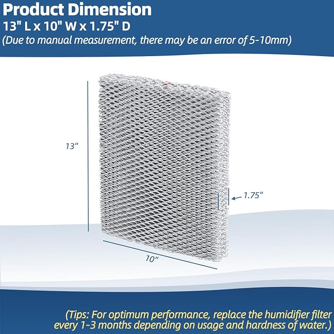 35 Humidifier Filter Pad Water Panel Replacement Compatible with Aprilaire Whole House Humidifier Models 350 360 560 568 600 600A 700 700A 700M 760 760A 768 (Pack of 2) - Image 2