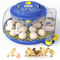 Incubators for Hatching Eggs, 18-Egg Incubator with Automatic Egg Turning and Humidity Control, Egg Candler, External Water Filling, Incubator for Chicken Eggs by Unknown
