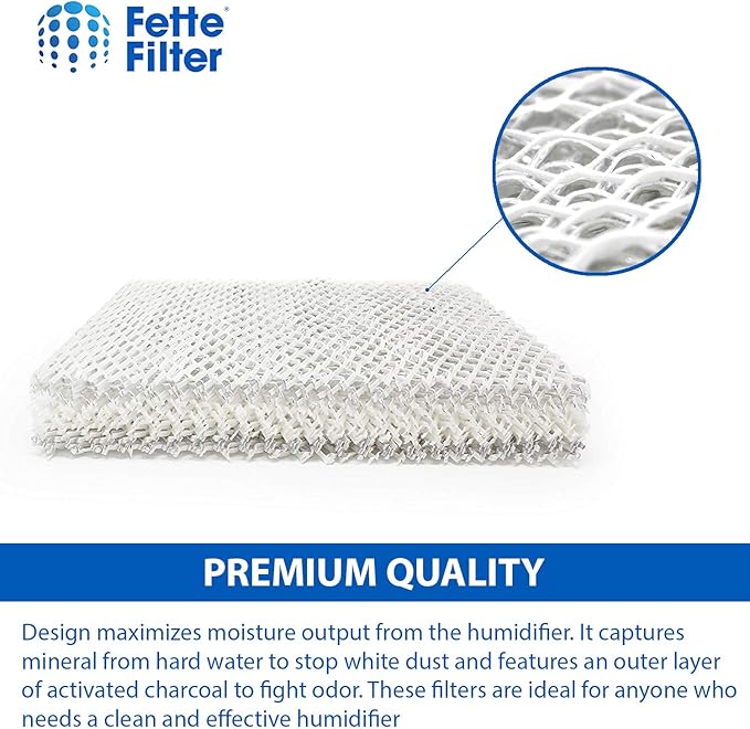 Fette Filter 2 Pack Whole House Humidifier Replacement Pads Compatible with Honeywell HC22P Also Compatible with Aprilaire Water Panel 10 Models 110 220 500 550 558 Humidifier - Image 5