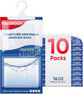 10 Pack Moisture Absorbers for Closet, 16OZ Hanging Closet Dehumidifier Bags, Hanging Humidity Absorber in Wardrobes, Kitchens and Bathrooms, Fragrance Free Portable Moisture bags by Unknown