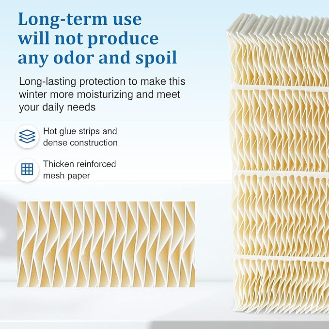 1043 Super Wick Humidifier Filter fit for AIRCARE EP9500 EP9700 EP9800 EP9R500 EP9R800 826000 826800 831000 Bemis Space.Saver 800 8000 Series Humidifier Filter Replacement 2 Pack by Fetechmate - Image 5