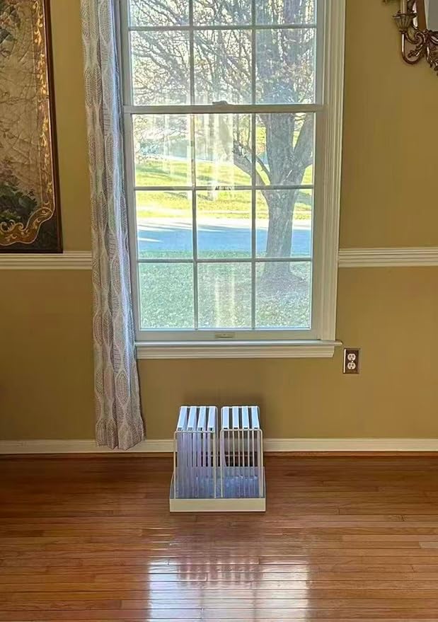 VecoCuby Up to 12 L/Day 1500 sq-ft (once/year wick rinse) High Throughput Non-Electric Evaporative Humidifier TWIN-HT3G (Optional Cloth Wicks Pre-installed: Partly) by Unknown