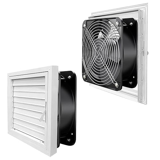 GDSTIME AXIAL Fan 20060, 110V 120V AC 200mm x 200mm x 60mm Heavy Duty Industrial Fan, for DIY Cooling Ventilation Exhaust Projects - Image 9