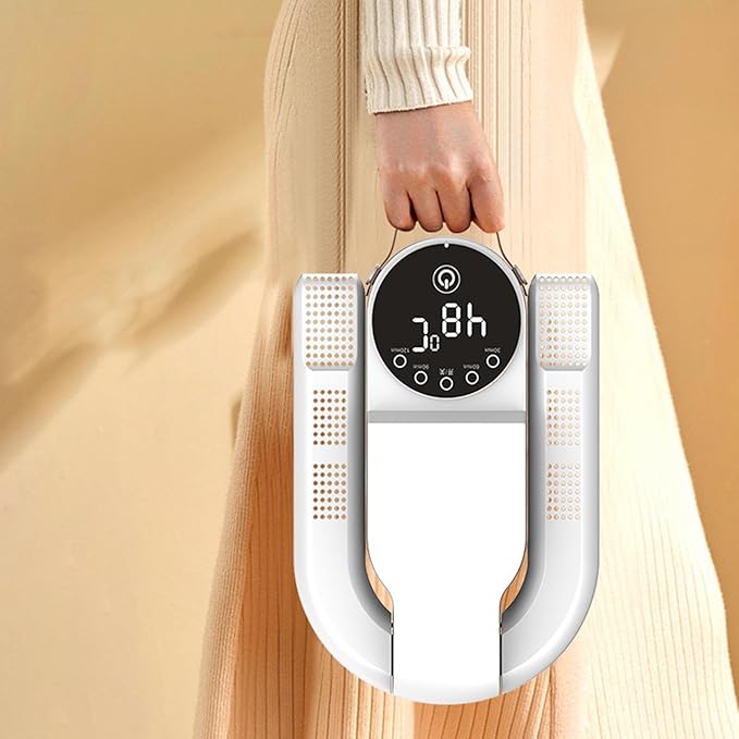 Shoe Dryer - Boot Dryer | Telescopic Shoe Dryer | Portable Boot Dryer | 360° Heat Dissipation Shoes Warmer, Multi Functional Shoe Dryer, Telescopic Stand And LED Display For Boots, Cotton Shoes, Lea - Image 5